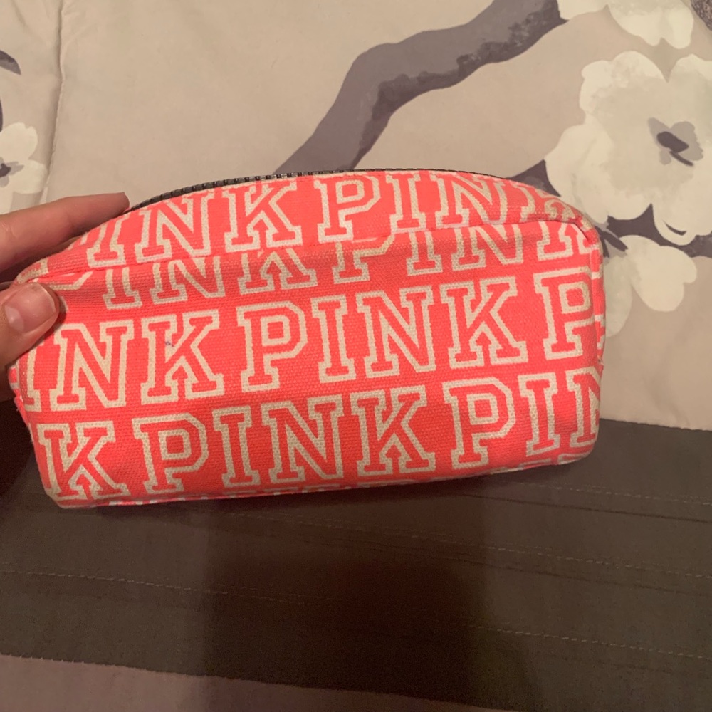 Pink make up bag